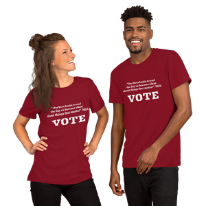 Our Lives Begin - Vote T-Shirt