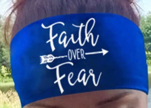 Faith Over Fear Active Wear Quick Dry-Wick T-Shirt