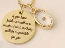 Inspirational Mustard Seed Necklace