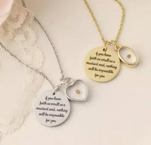 Inspirational Mustard Seed Necklace